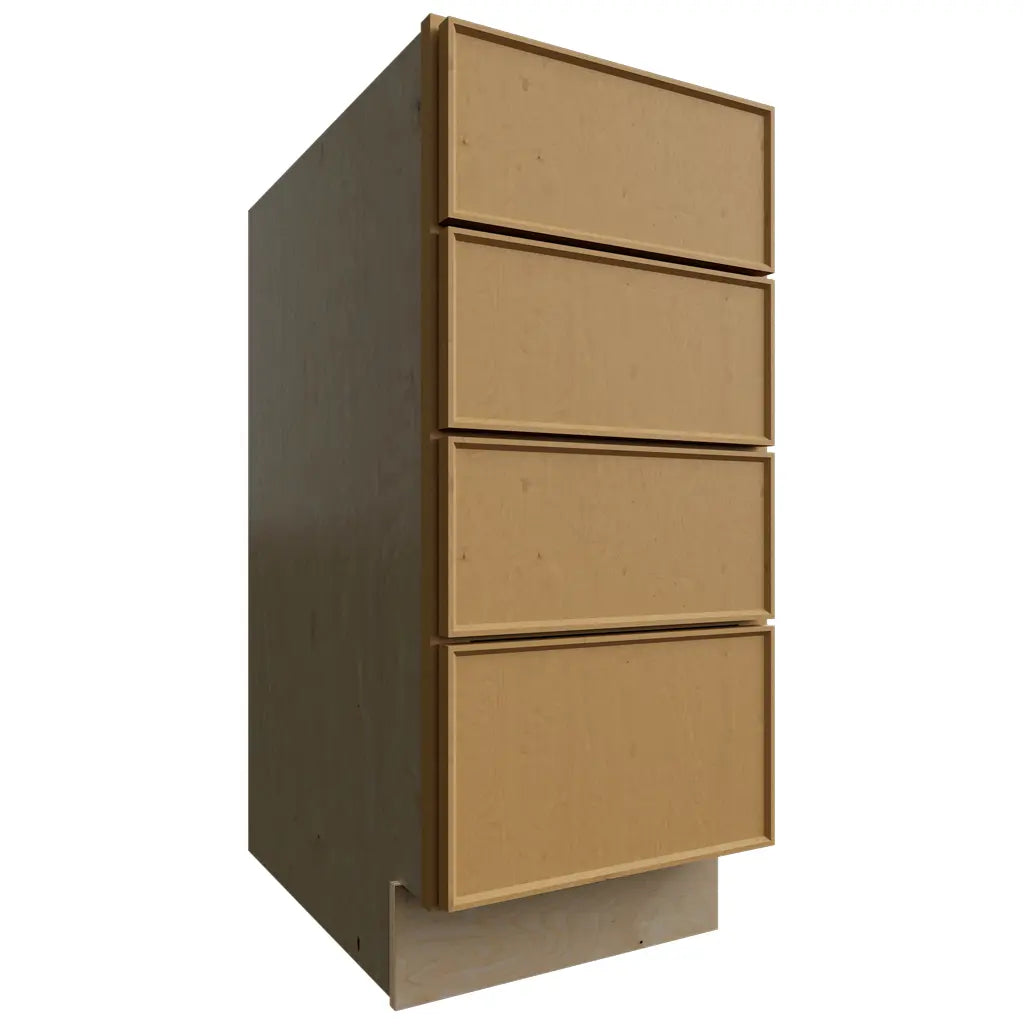Fabuwood Allure Echo Timber 15" W X 34 1/2" H X 24" D 4 Drawer Base Cabinet