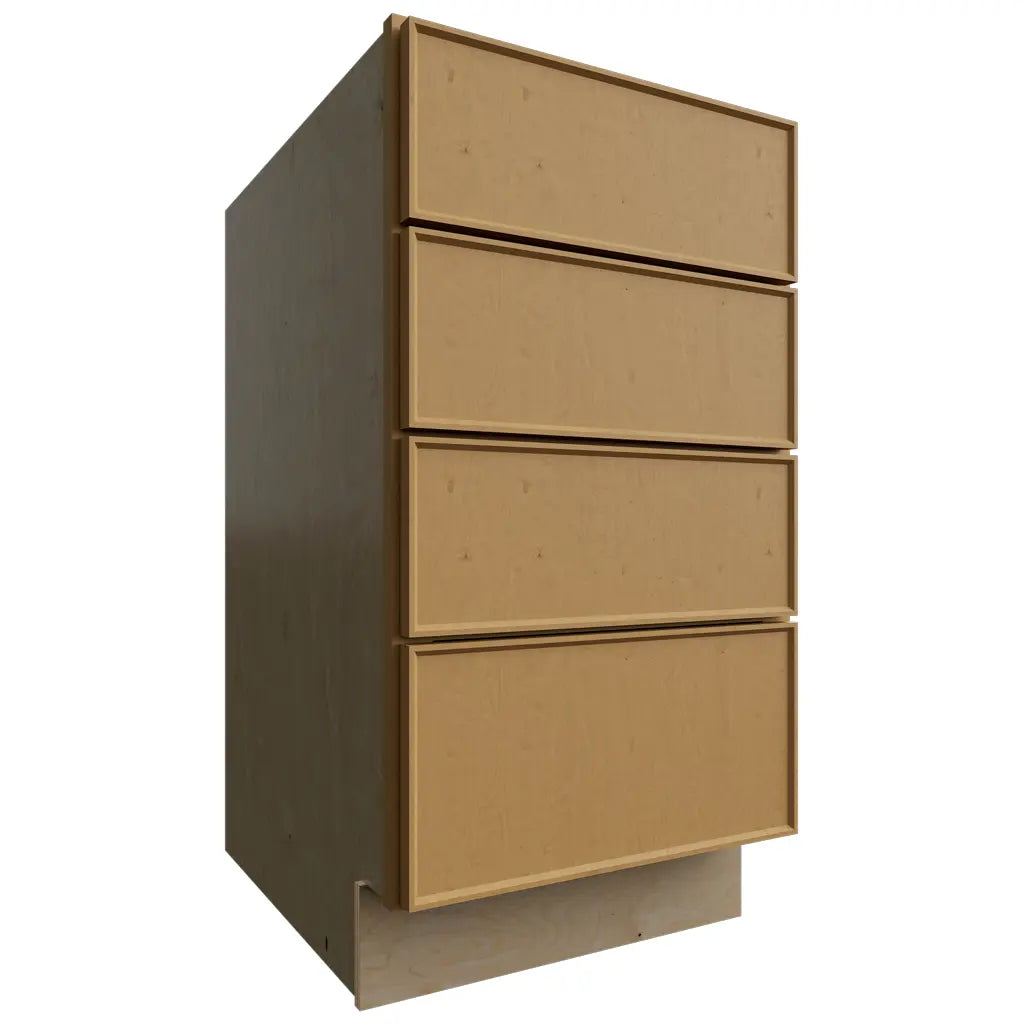 Fabuwood Allure Echo Timber 18" W X 34 1/2" H X 24" D 4 Drawer Base Cabinet