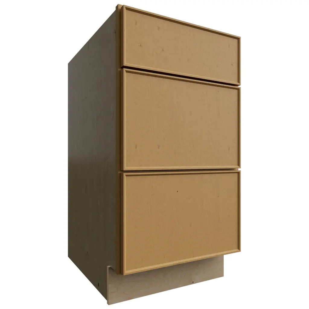 Fabuwood Allure Echo Timber 18" W X 34 1/2" H X 24" D 3 Drawer Base Cabinet