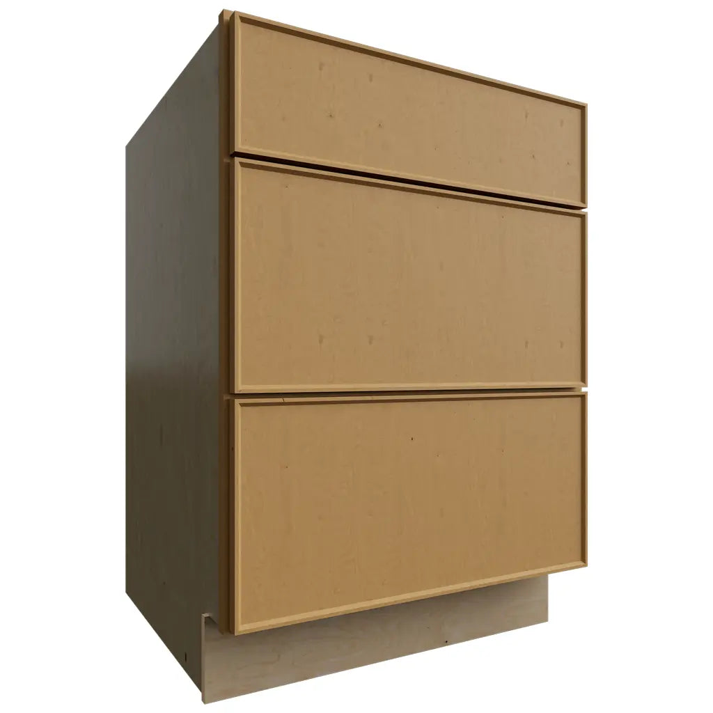 Fabuwood Allure Echo Timber 24" W X 34 1/2" H X 24" D 3 Drawer Base Cabinet