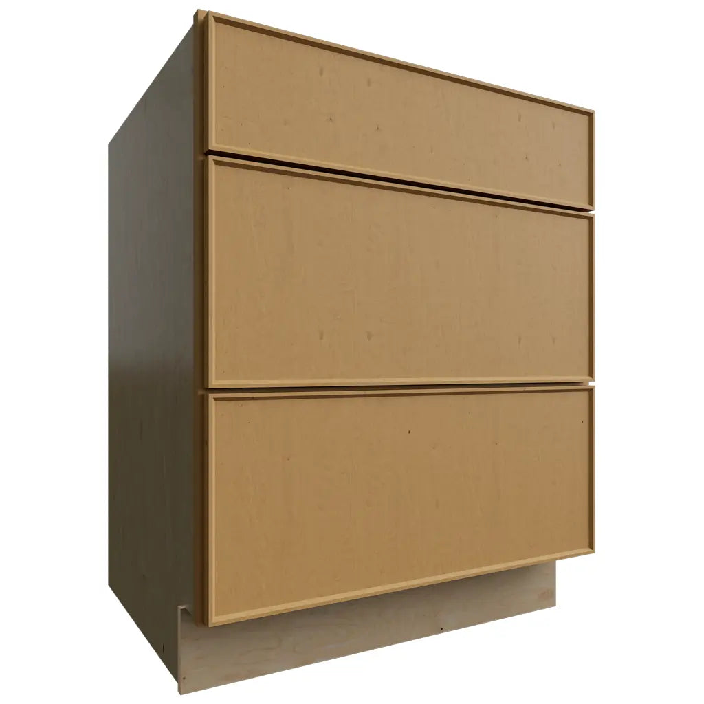 Fabuwood Allure Echo Timber 27" W X 34 1/2" H X 24" D 3 Drawer Base Cabinet