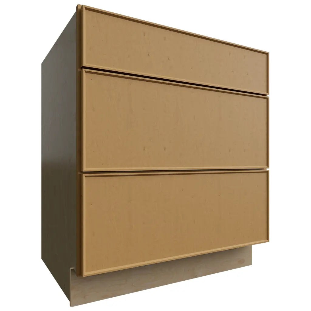 Fabuwood Allure Echo Timber 30" W X 34 1/2" H X 24" D 3 Drawer Base Cabinet