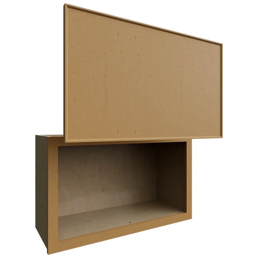 Fabuwood Allure Echo Timber 30" W X 18" H X 12" D Wall Appliance Center Cabinet