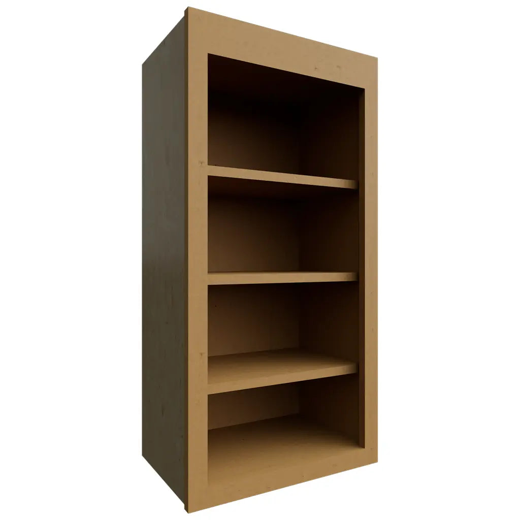 Fabuwood Allure Echo Timber 18" W X 36" H X 12" D Wall Open Shelf Cabinet