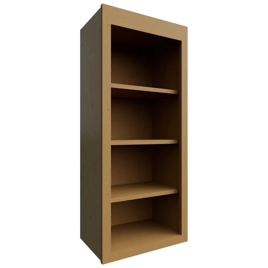 Fabuwood Allure Echo Timber 18" W X 42" H X 12" D Wall Open Shelf Cabinet