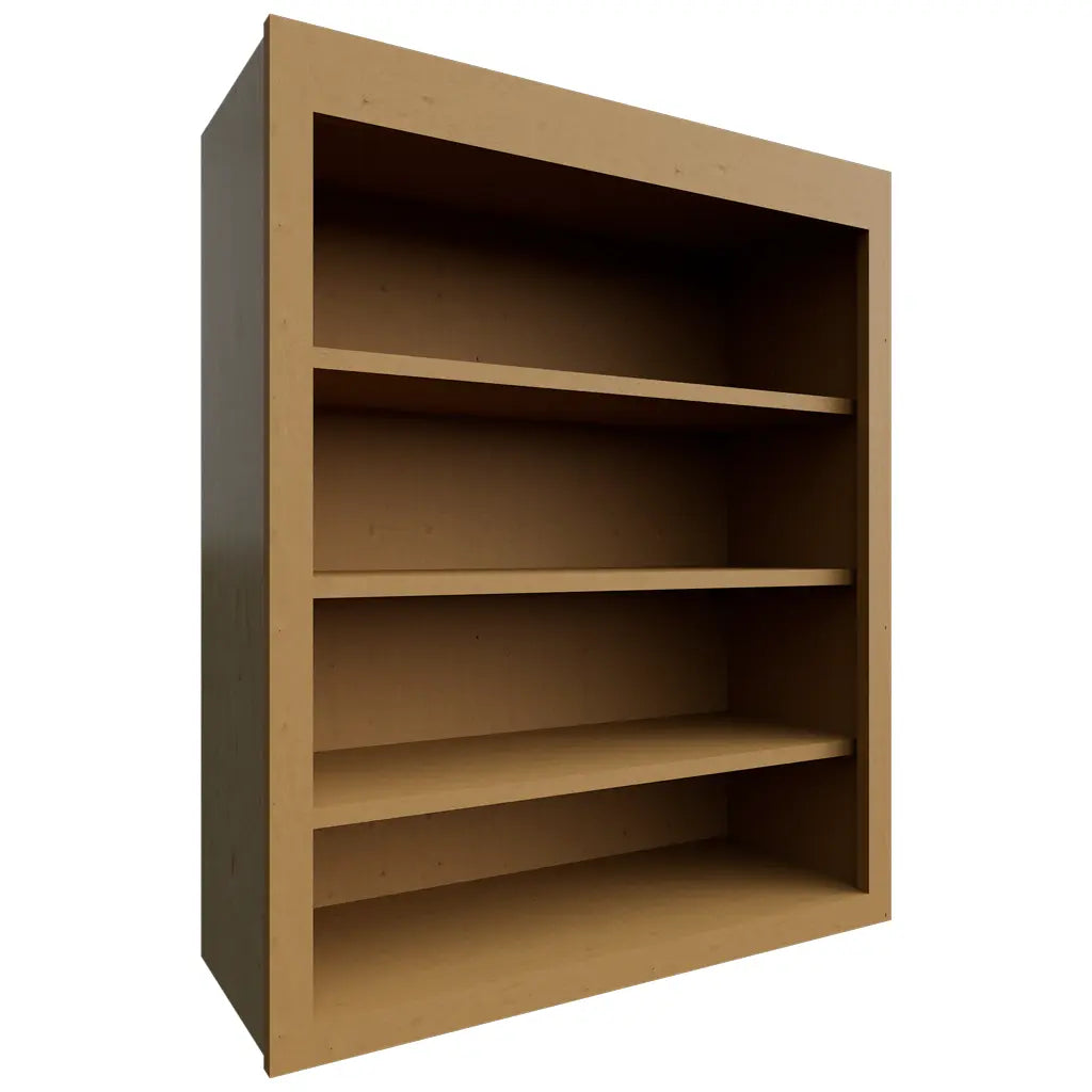 Fabuwood Allure Echo Timber 30" W X 36" H X 12" D Wall Open Shelf Cabinet