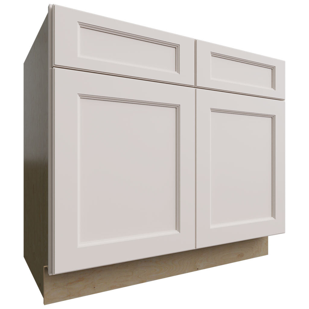 Fabuwood Allure Fusion Dove 39" W X 34 1/2" H X 24" D Double Door Base Cabinet