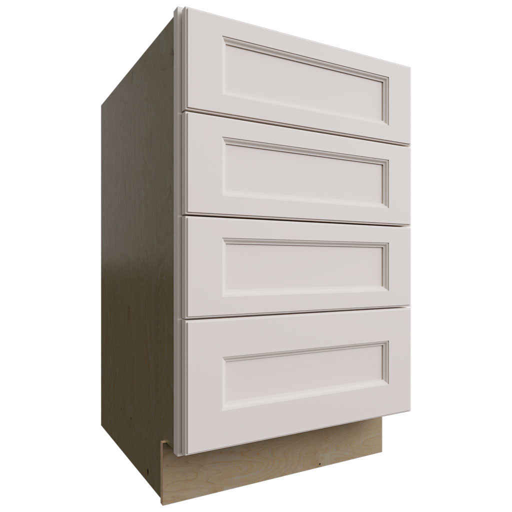 Fabuwood Allure Fusion Dove 21" W X 34 1/2" H X 24" D 4 Drawer Base Cabinet