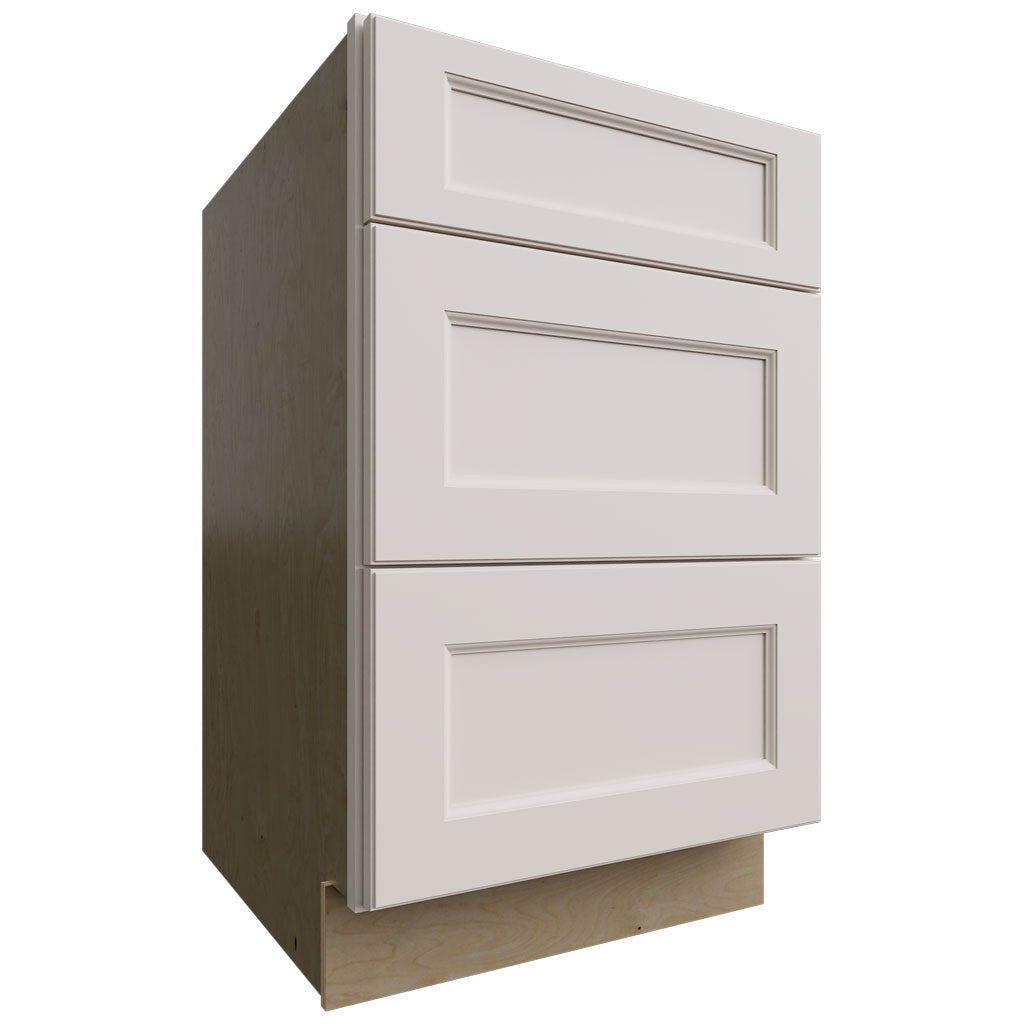 Fabuwood Allure Fusion Dove 21" W X 34 1/2" H X 24" D 3 Drawer Base Cabinet