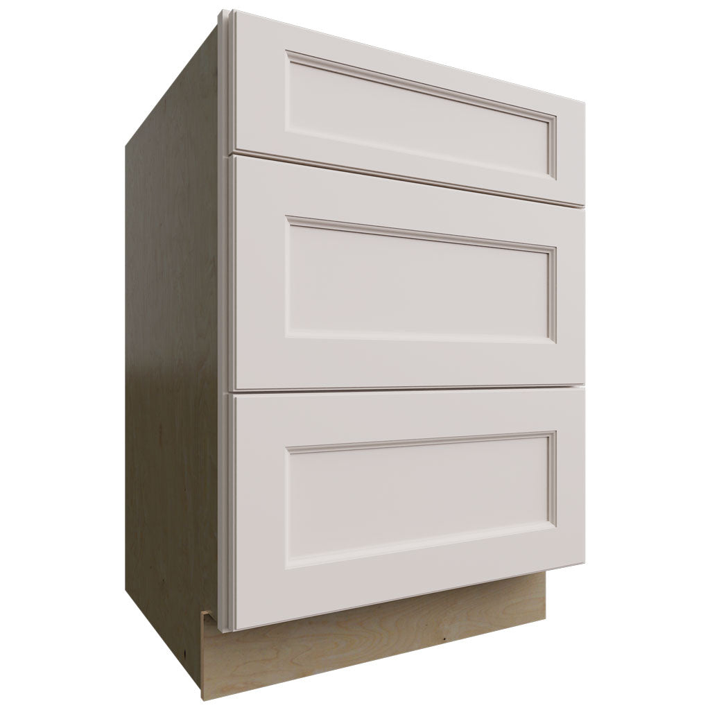 Fabuwood Allure Fusion Dove 24" W X 34 1/2" H X 24" D 3 Drawer Base Cabinet