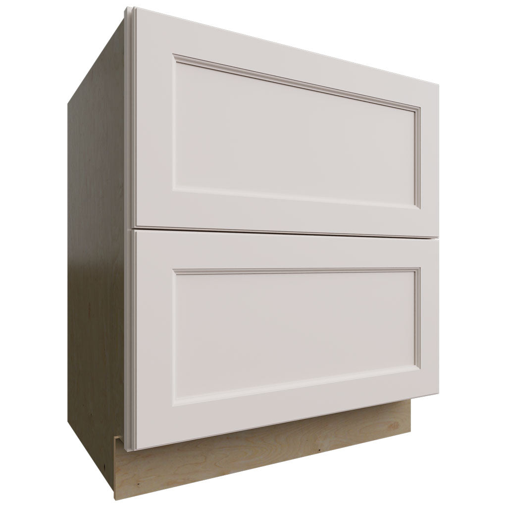 Fabuwood Allure Fusion Dove 30" W X 34 1/2" H X 24" D 2 Drawer Base Cabinet