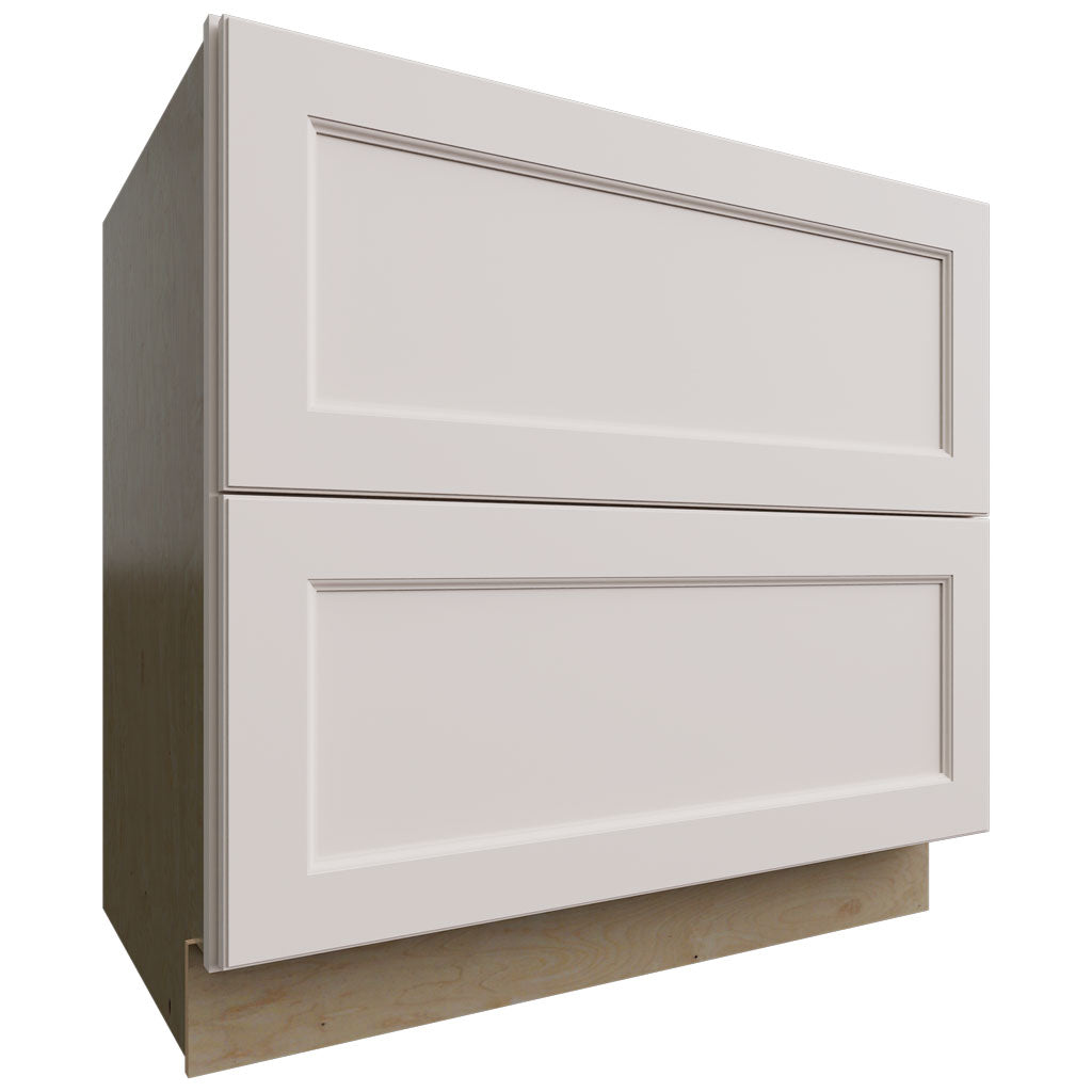 Fabuwood Allure Fusion Dove 36" W X 34 1/2" H X 24" D 2 Drawer Base Cabinet