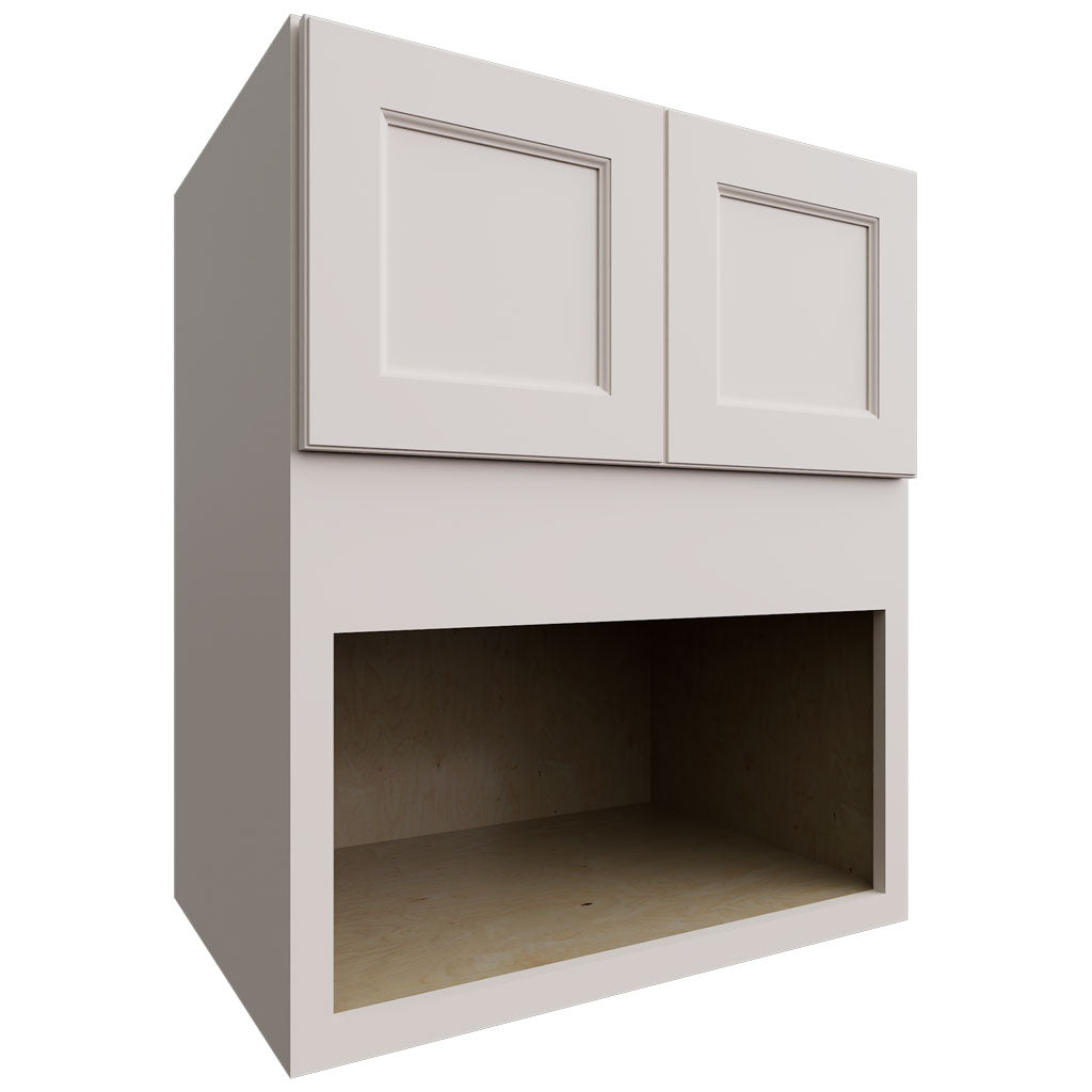 Fabuwood Allure Fusion Dove 30" W X 36" H X 21" D Microwave Cabinet