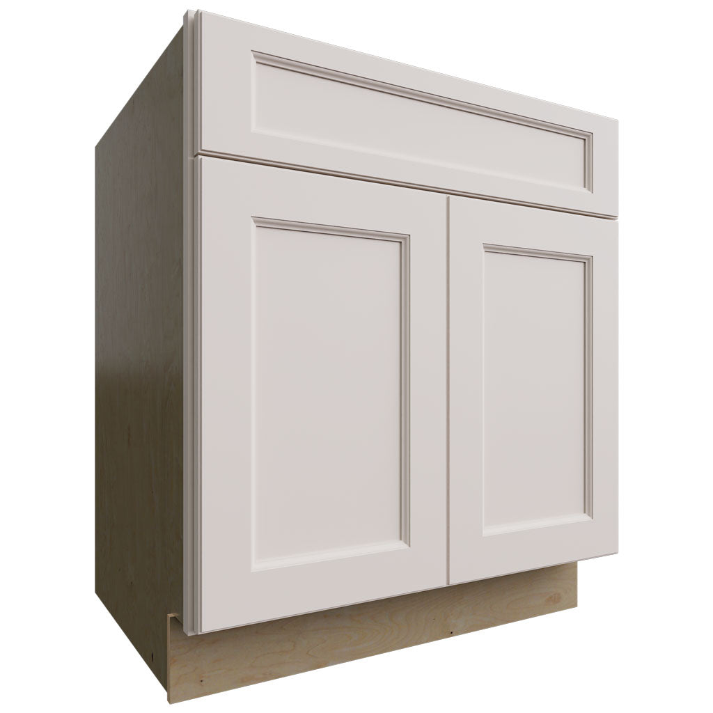 Fabuwood Allure Fusion Dove 30" W X 34 1/2" H X 24" D Double Door Sink Base Cabinet