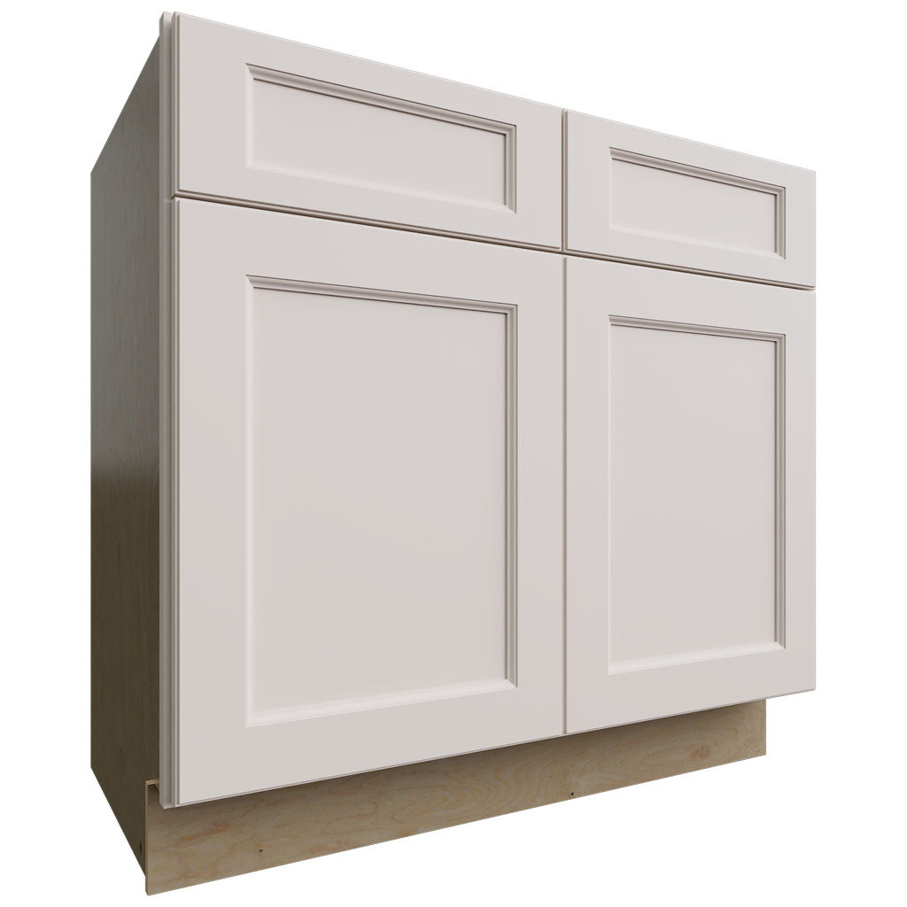 Fabuwood Allure Fusion Dove 36" W X 34 1/2" H X 21" D Vanity Sink Base Cabinet