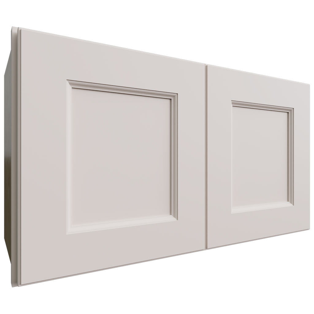 Fabuwood Allure Fusion Dove 27" W X 15" H X 12" D Double Door Wall Cabinet