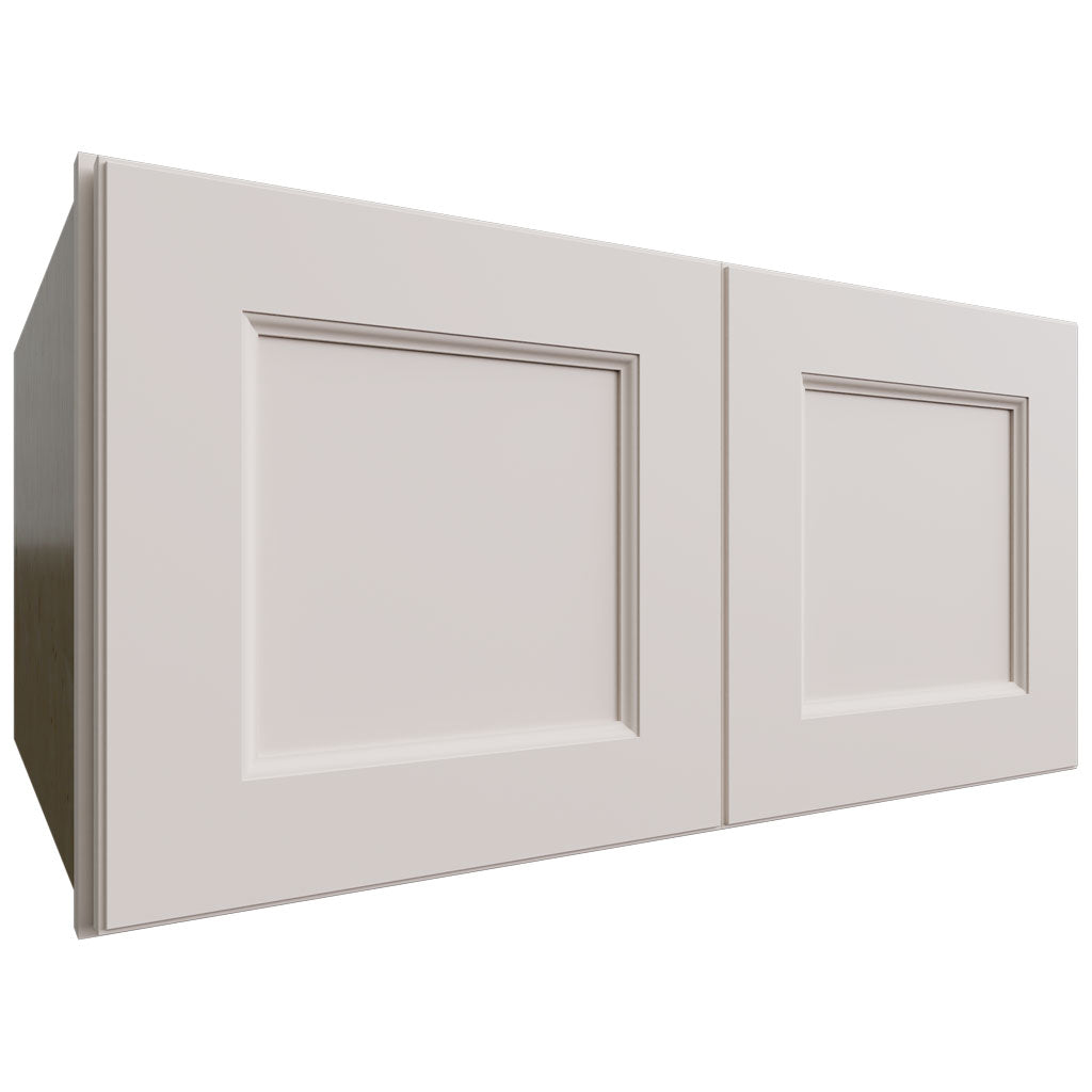 Fabuwood Allure Fusion Dove 30" W X 15" H X 24" D Double Door Wall Cabinet