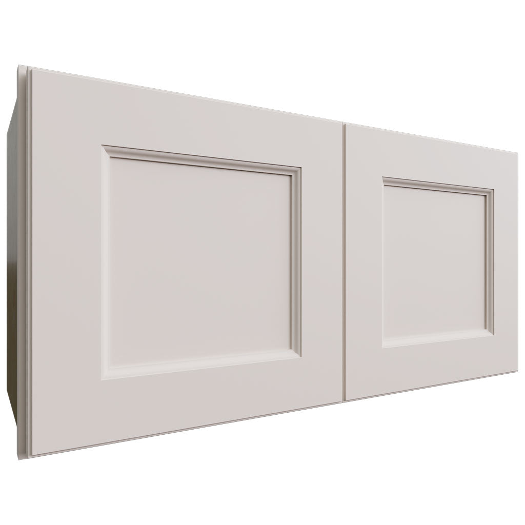 Fabuwood Allure Fusion Dove 30" W X 15" H X 12" D Double Door Wall Cabinet