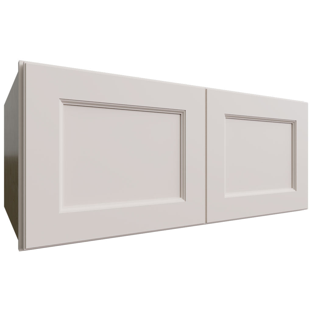 Fabuwood Allure Fusion Dove 36" W X 15" H X 24" D Double Door Wall Cabinet