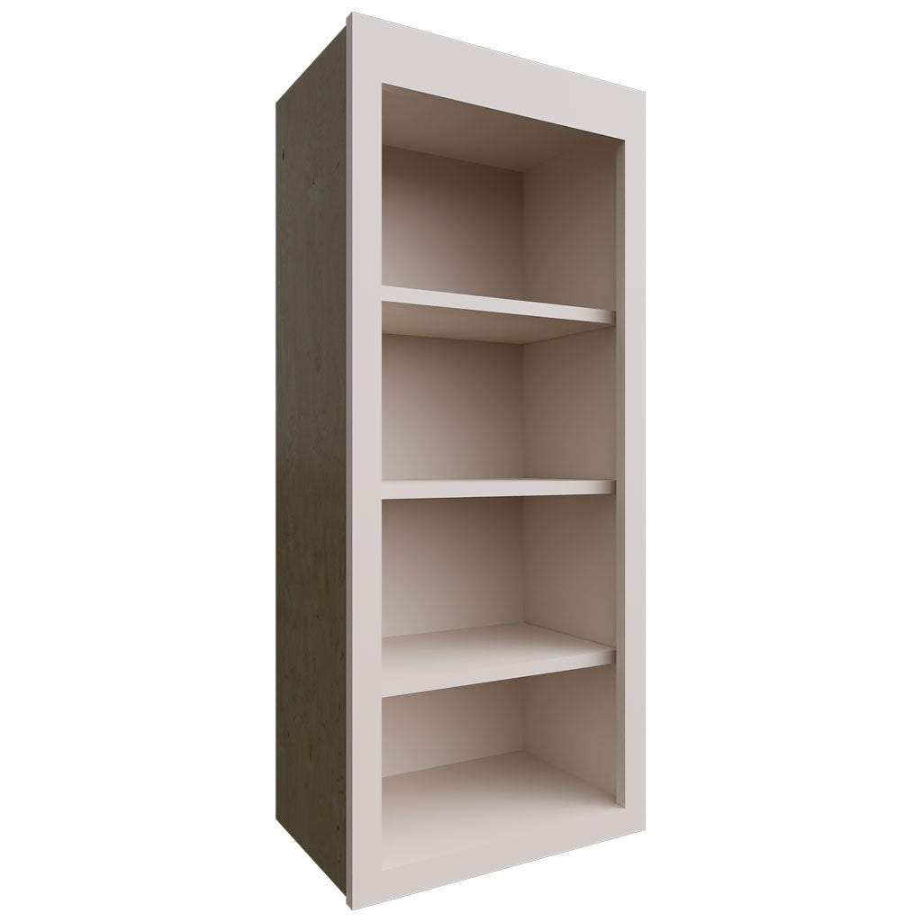 Fabuwood Allure Fusion Dove 18" W X 42" H X 12" D Wall Open Shelf Cabinet