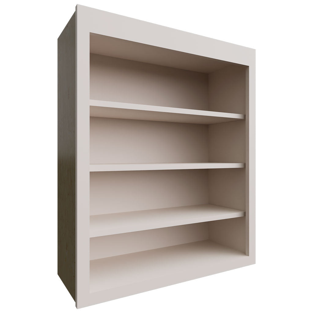 Fabuwood Allure Fusion Dove 30" W X 36" H X 12" D Wall Open Shelf Cabinet
