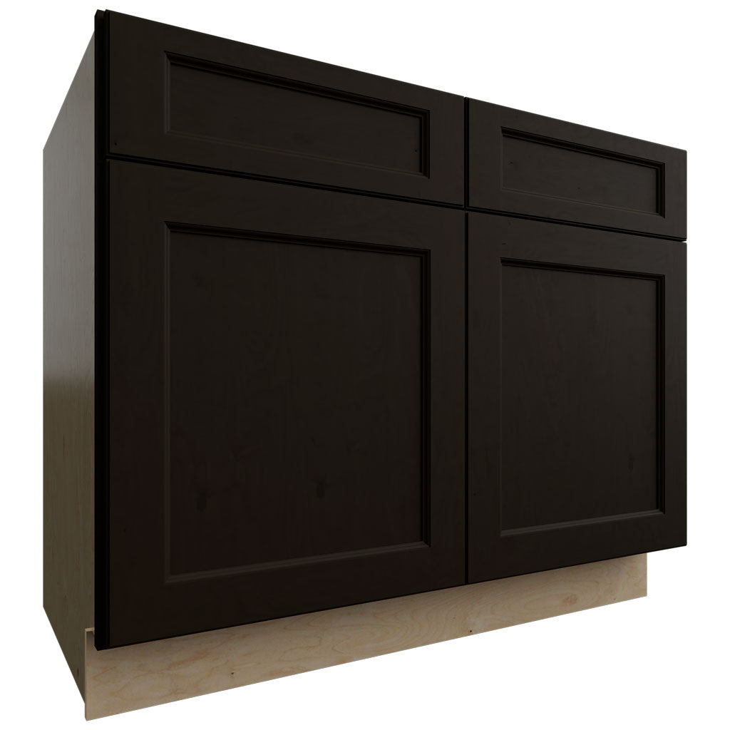 Fabuwood Allure Fusion Kona 42" W X 34 1/2" H X 24" D Double Doors/Double Drawers Base Cabinet