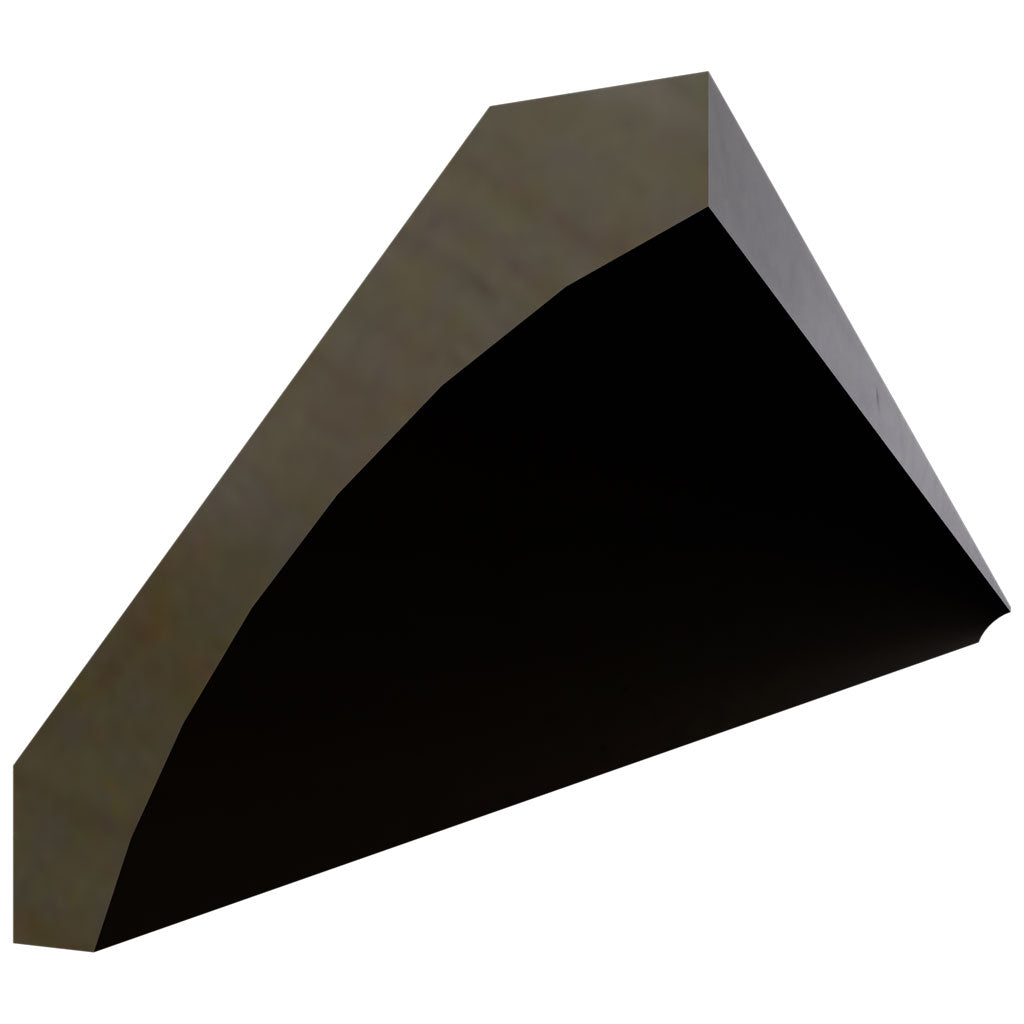 Fabuwood Allure Luna Kona 96" W X 2 5/8" H X 2 5/8" D Large Cove Molding