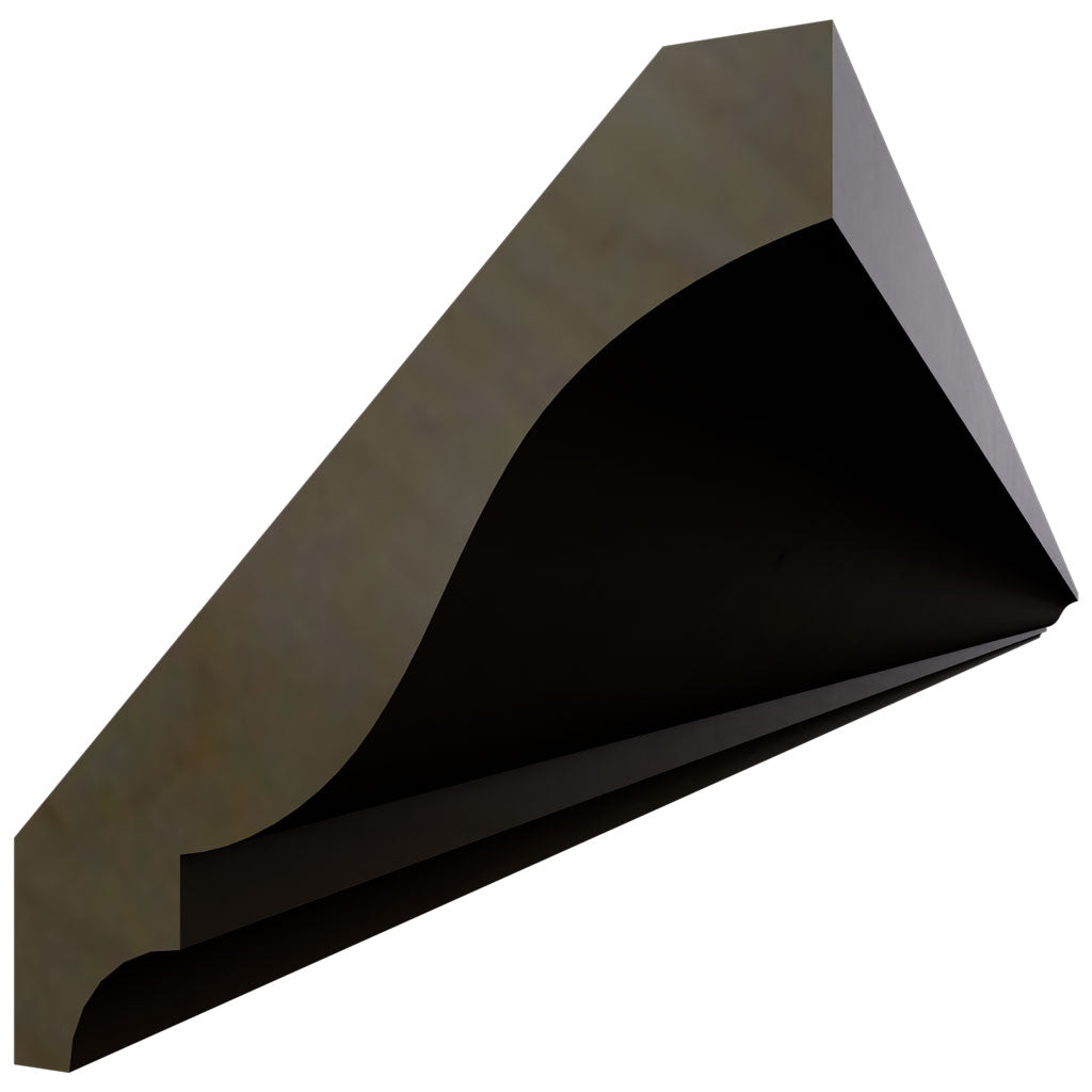 Fabuwood Allure Luna Kona 96" W X 3 3/8" H X 2 1/2" D Large Crown Molding
