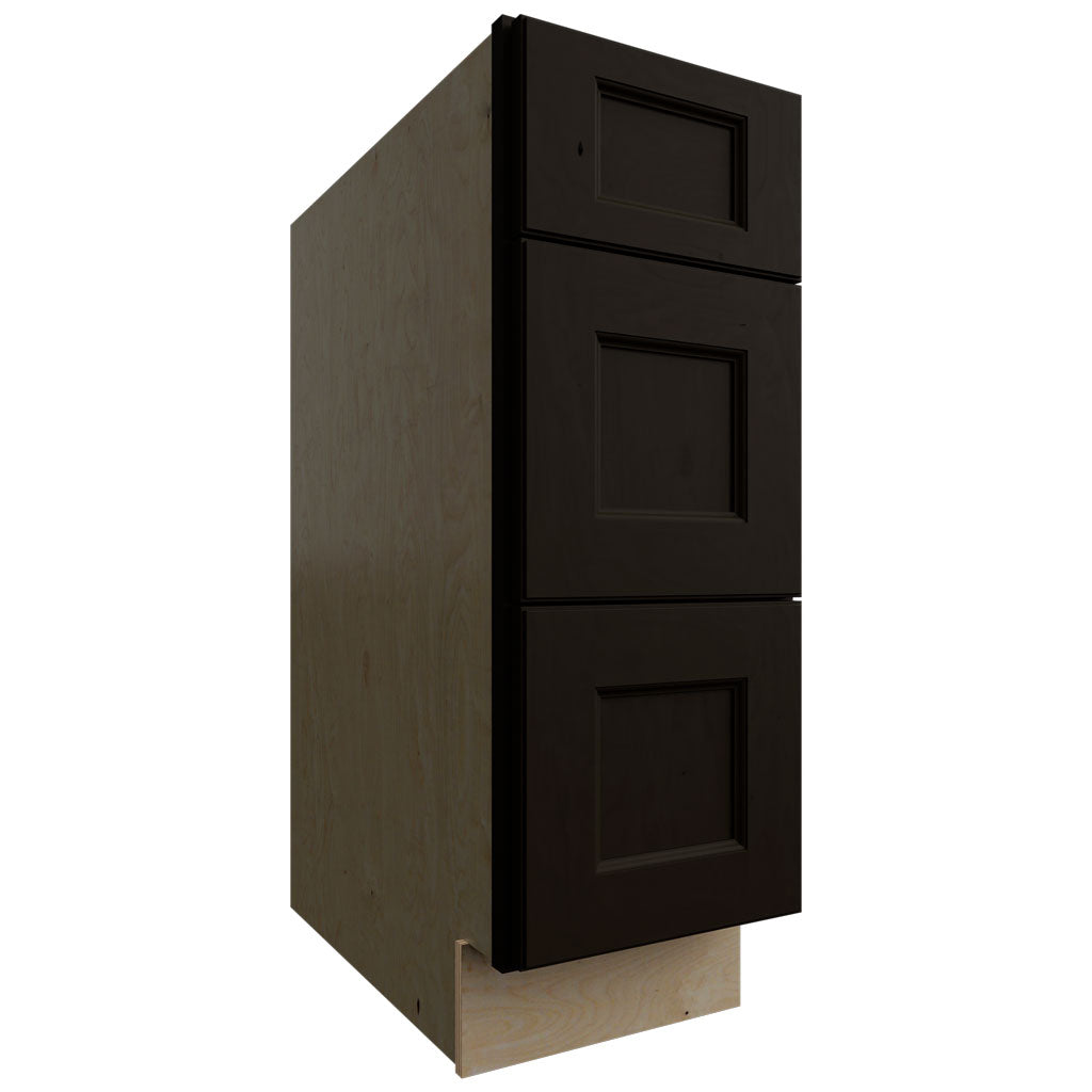 Fabuwood Allure Fusion Kona 12" W X 34 1/2" H X 24" D  3 Drawer Base Cabinet