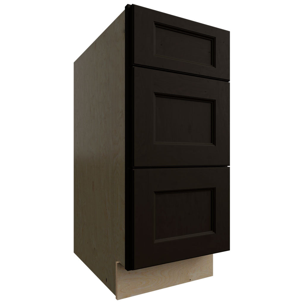 Fabuwood Allure Fusion Kona 15" W X 34 1/2" H X 24" D 3 Drawer Base Cabinet