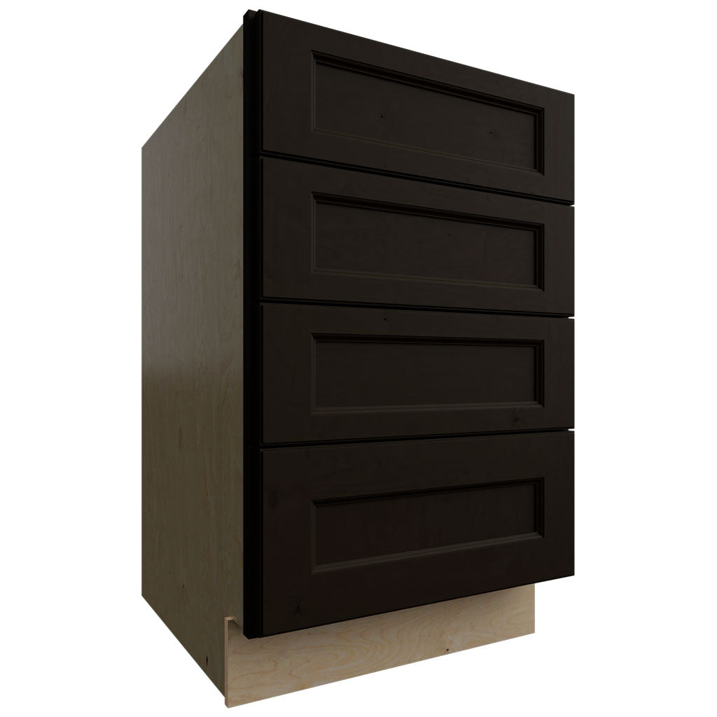 Fabuwood Allure Fusion Kona 21" W X 34 1/2" H X 24" D 4 Drawer Base Cabinet