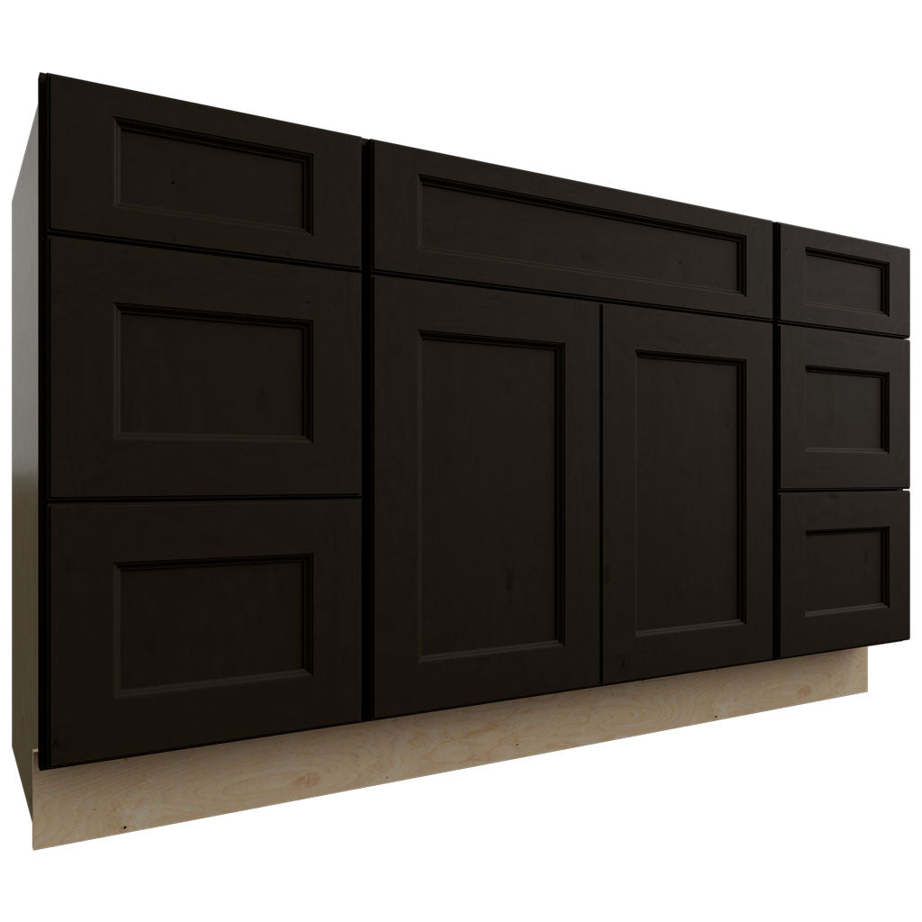 Fabuwood Allure Fusion Kona 60" W X 34 1/2" H X 21" D Vanity Combo Single Sink Cabinet