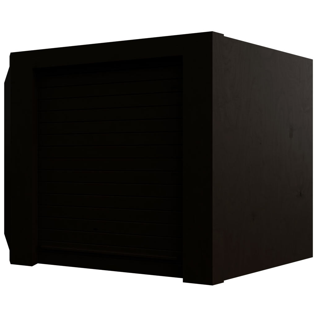 Fabuwood Allure Luna Kona 24" W X 18" H X 12" D Wall Diagonal Corner Garage Appliance Cabinet