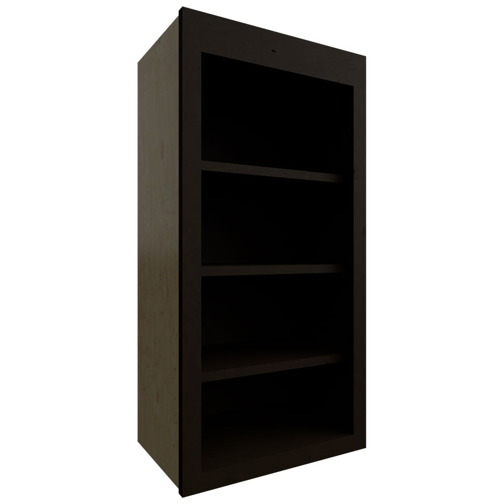 Fabuwood Allure Fusion Kona 18" W X 36" H X 12" D Wall Open Shelf Cabinet