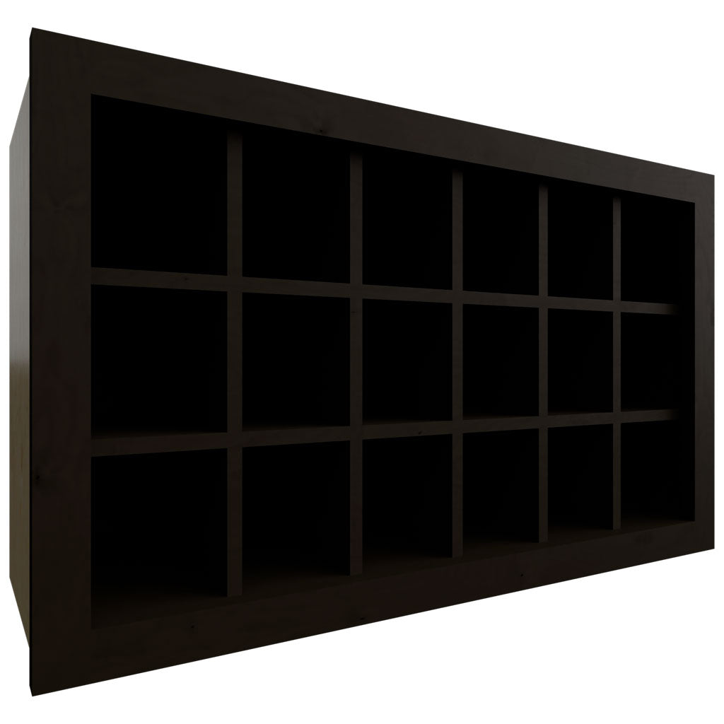 Fabuwood Allure Luna Kona 30" W X 18" H X 12" D Wall Wine Rack