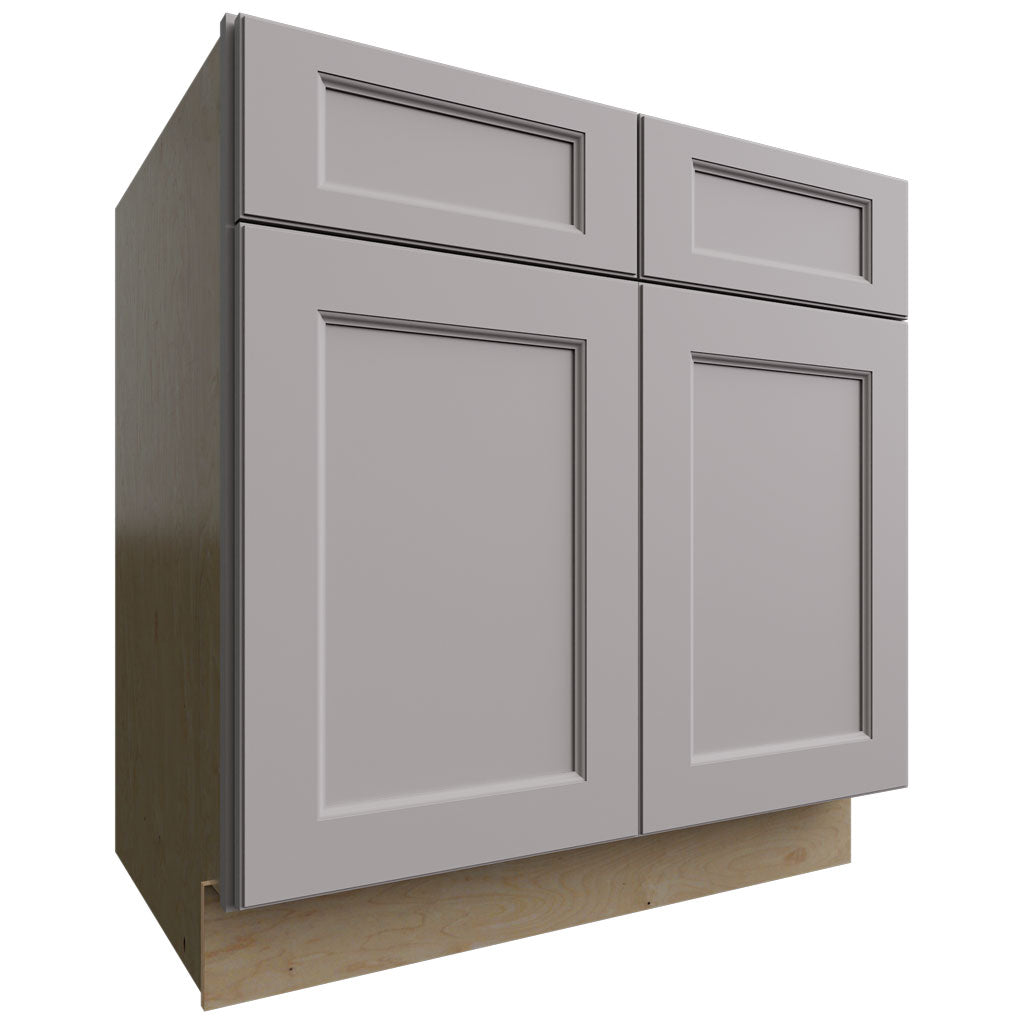 Fabuwood Allure Fusion Nickel 33" W X 34 1/2" H X 24" D Double Door Base Cabinet