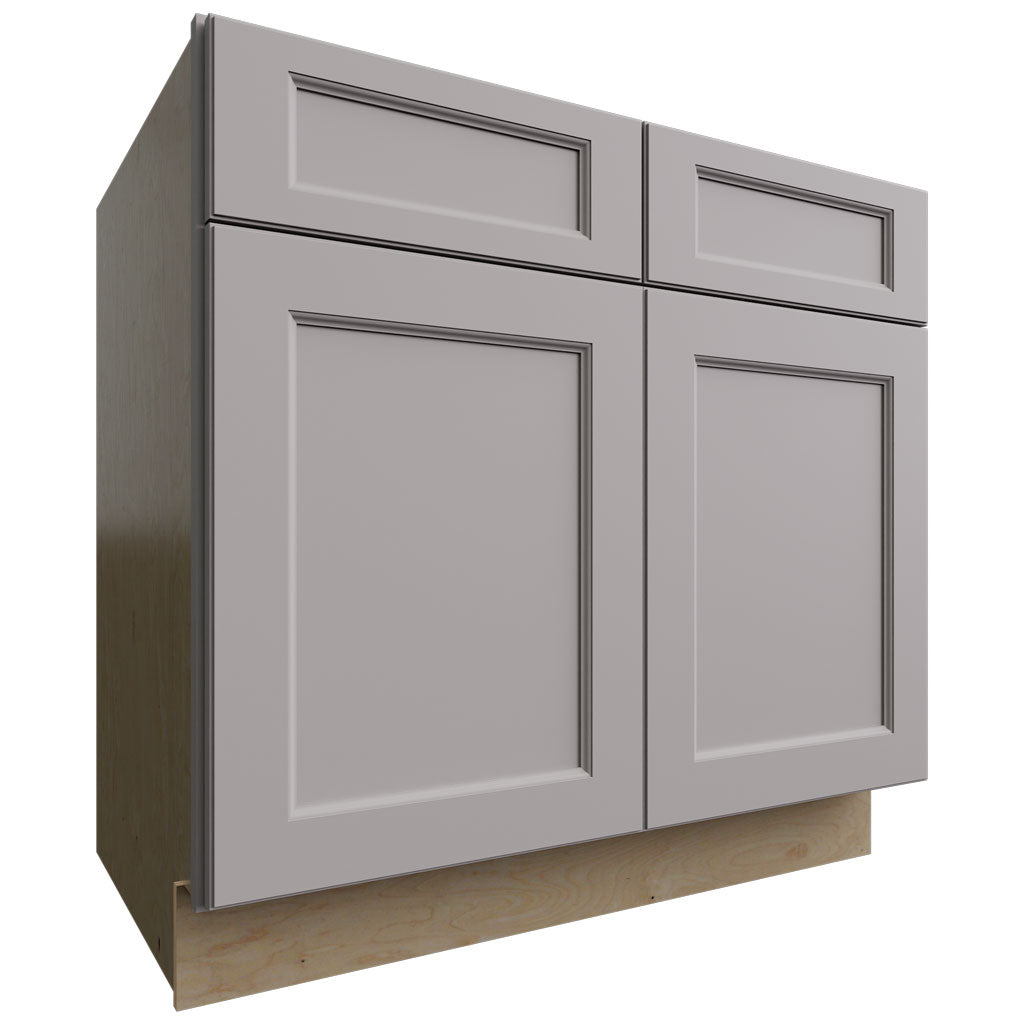 Fabuwood Allure Fusion Nickel 36" W X 34 1/2" H X 24" D Double Door Base Cabinet