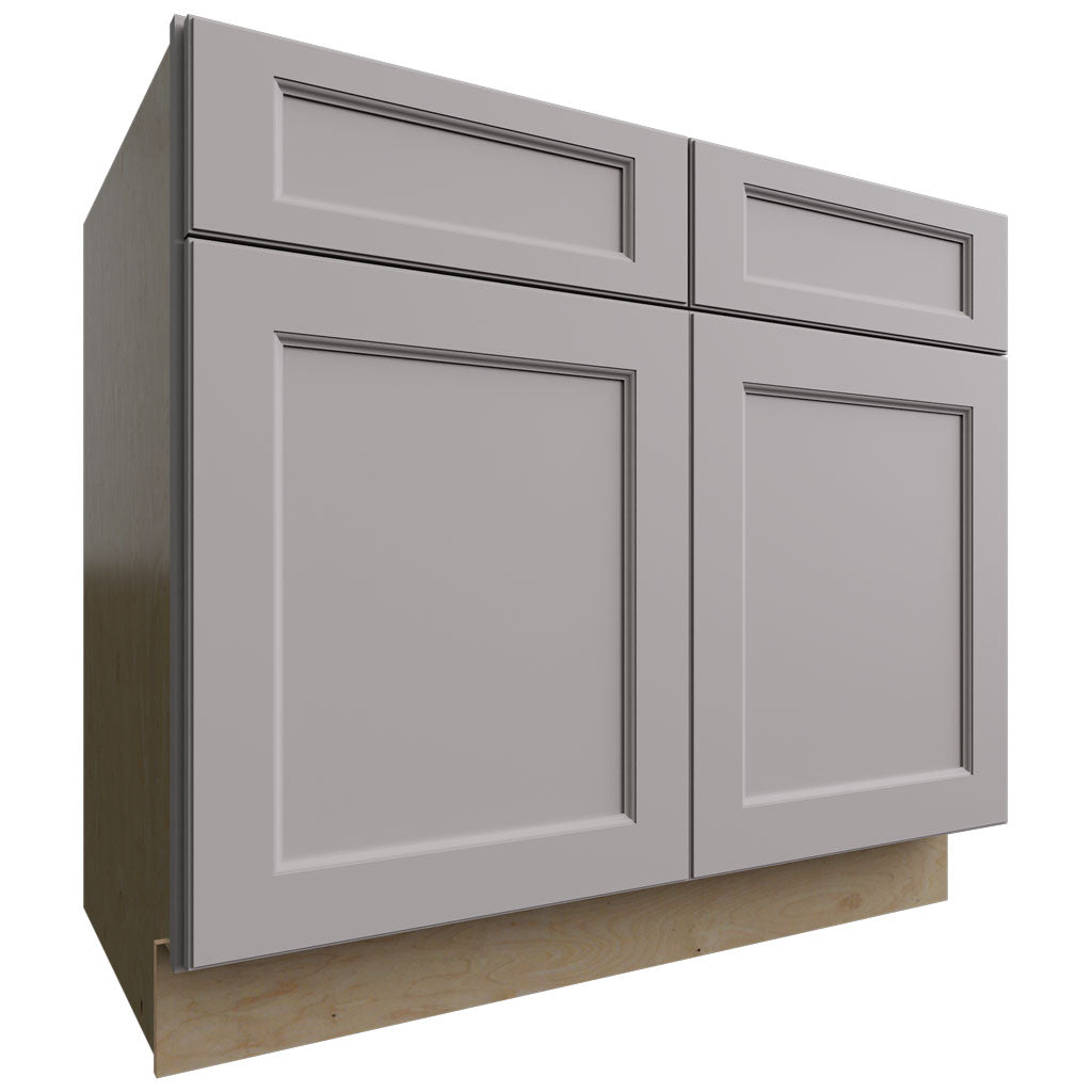 Fabuwood Allure Fusion Nickel 39" W X 34 1/2" H X 24" D Double Door Base Cabinet