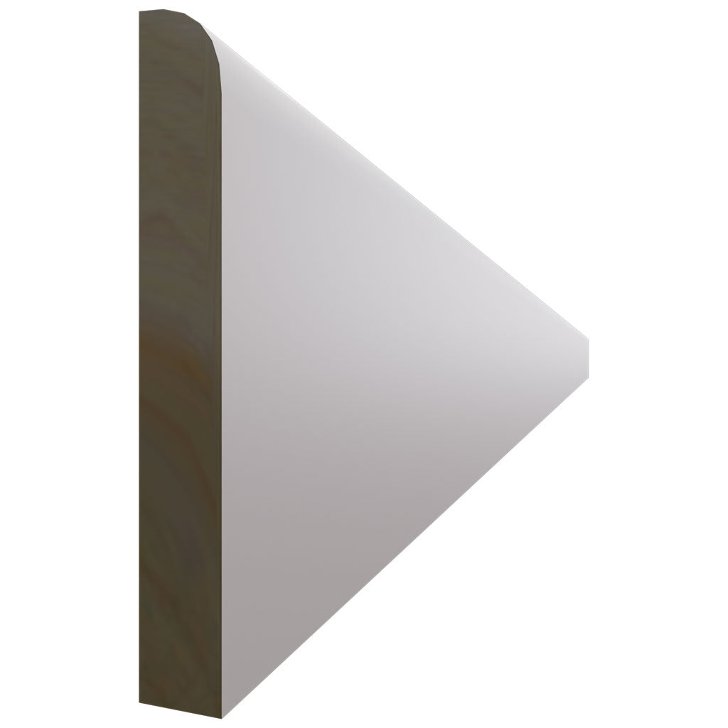 Fabuwood Allure Fusion Nickel 96" W X 5 1/2" H X 3/4" D Base Board Molding