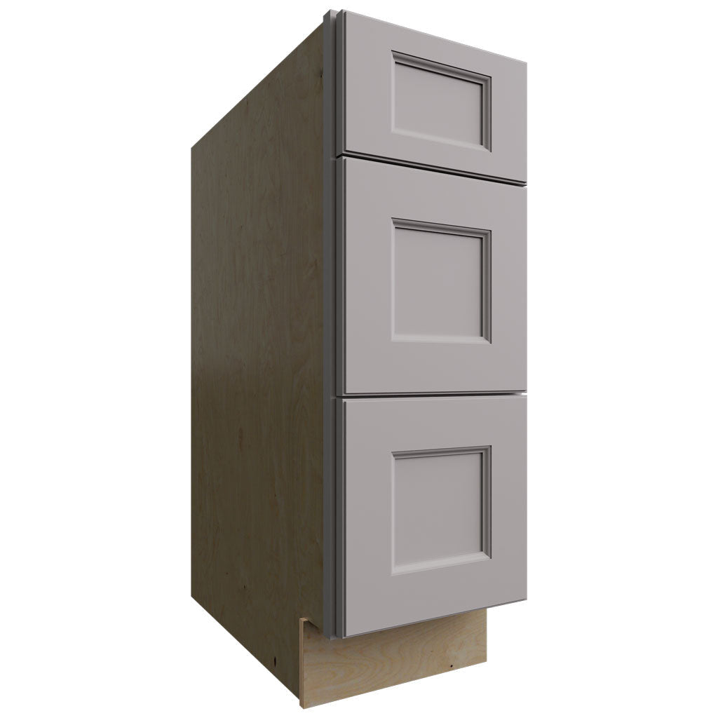 Fabuwood Allure Fusion Nickel 12" W X 34 1/2" H X 24" D  3 Drawer Base Cabinet