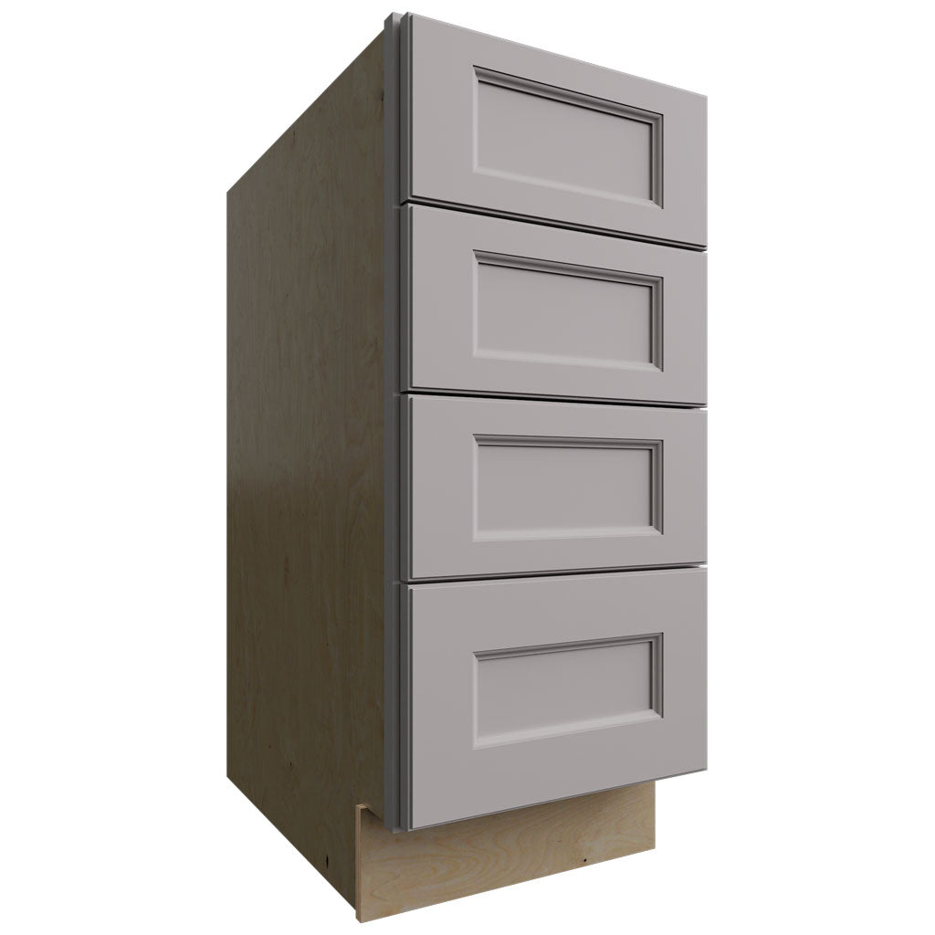 Fabuwood Allure Fusion Nickel 15" W X 34 1/2" H X 24" D 4 Drawer Base Cabinet