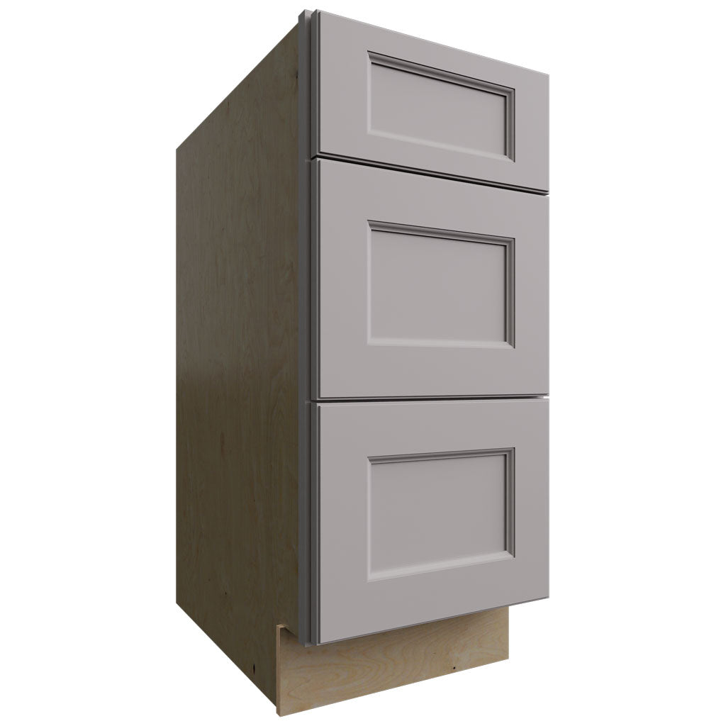 Fabuwood Allure Fusion Nickel 15" W X 34 1/2" H X 24" D 3 Drawer Base Cabinet