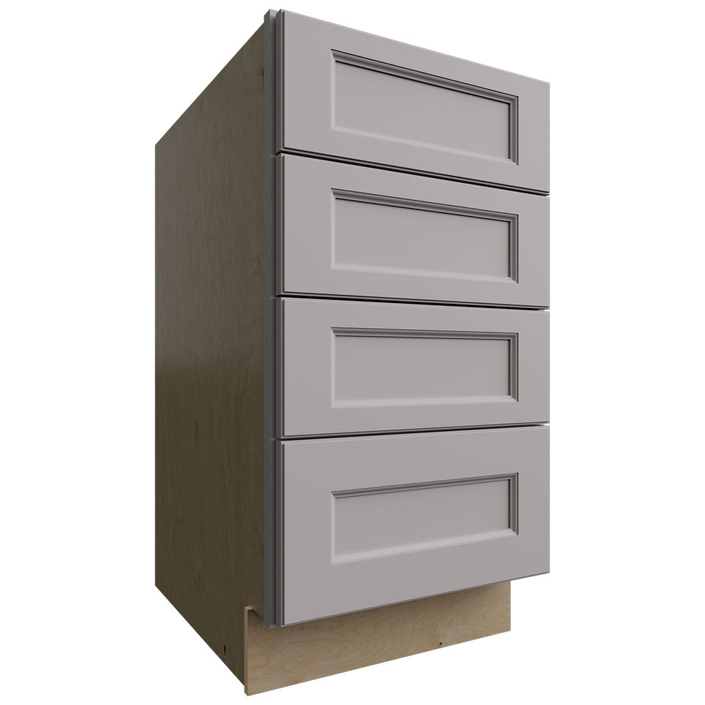 Fabuwood Allure Fusion Nickel 18" W X 34 1/2" H X 24" D 4 Drawer Base Cabinet