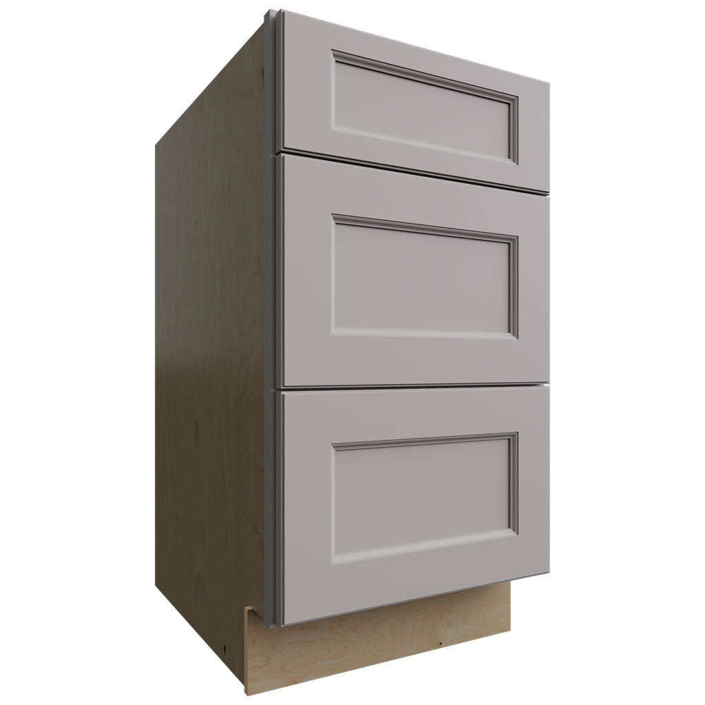 Fabuwood Allure Fusion Nickel 18" W X 34 1/2" H X 24" D 3 Drawer Base Cabinet