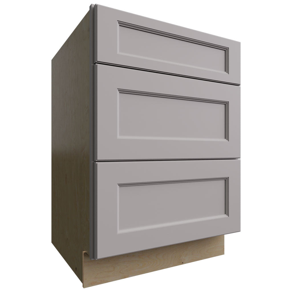 Fabuwood Allure Fusion Nickel 24" W X 34 1/2" H X 24" D 3 Drawer Base Cabinet