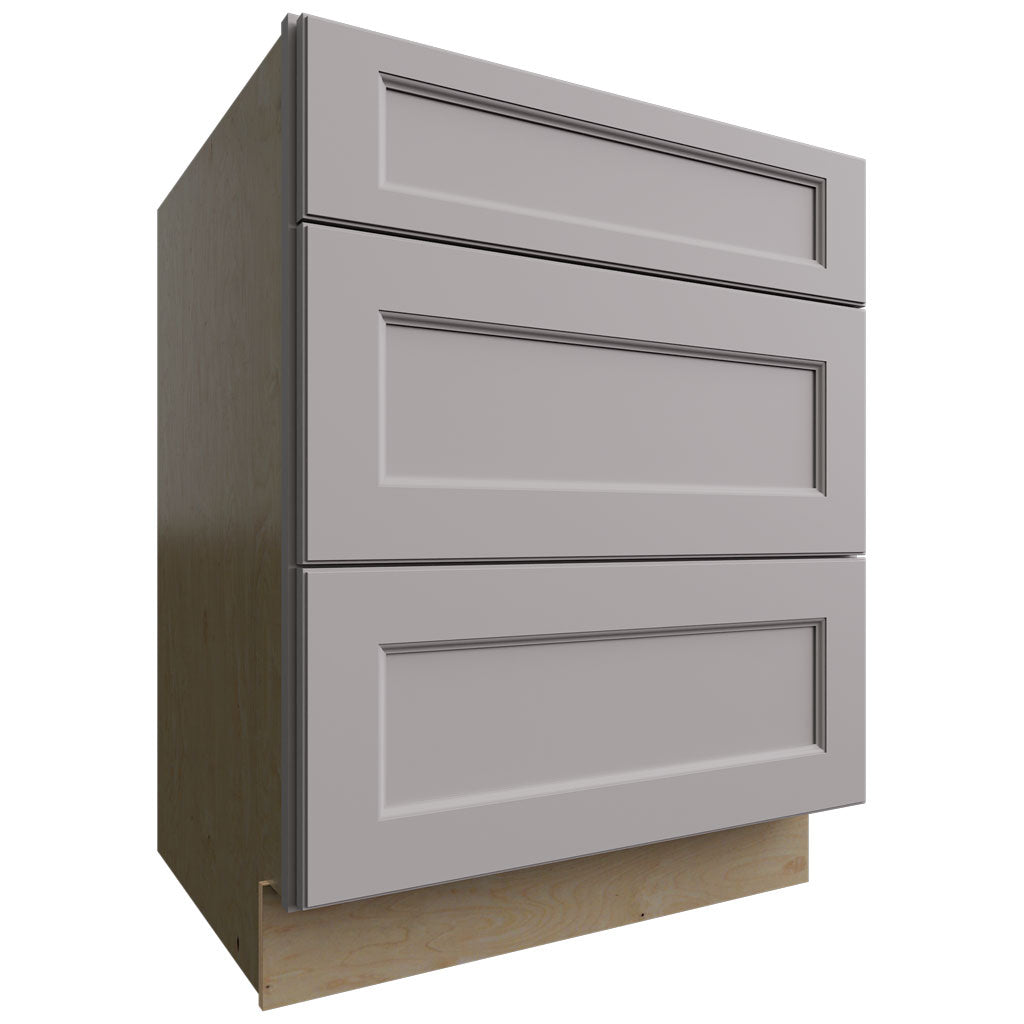 Fabuwood Allure Fusion Nickel 27" W X 34 1/2" H X 24" D 3 Drawer Base Cabinet
