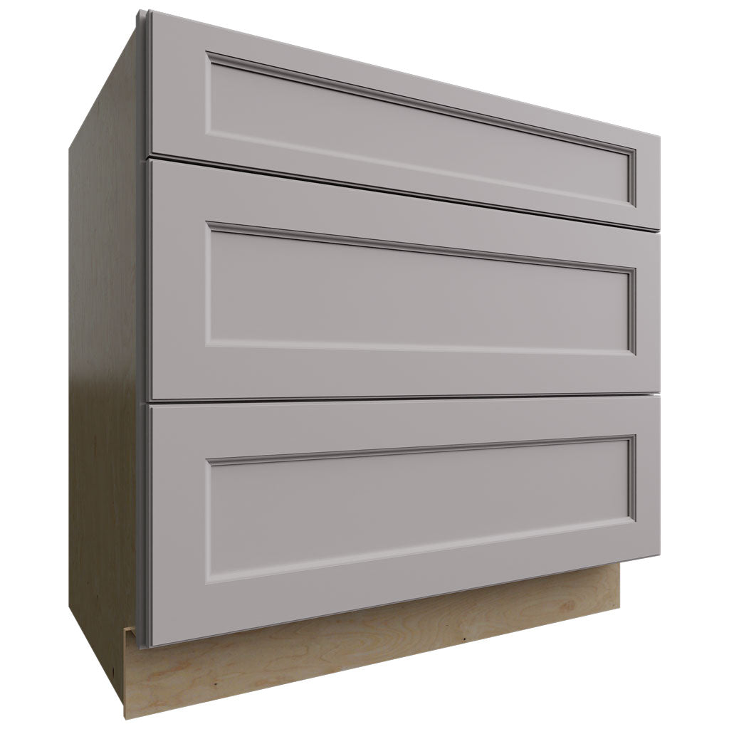 Fabuwood Allure Fusion Nickel 36" W X 34 1/2" H X 24" D 3 Drawer Base Cabinet