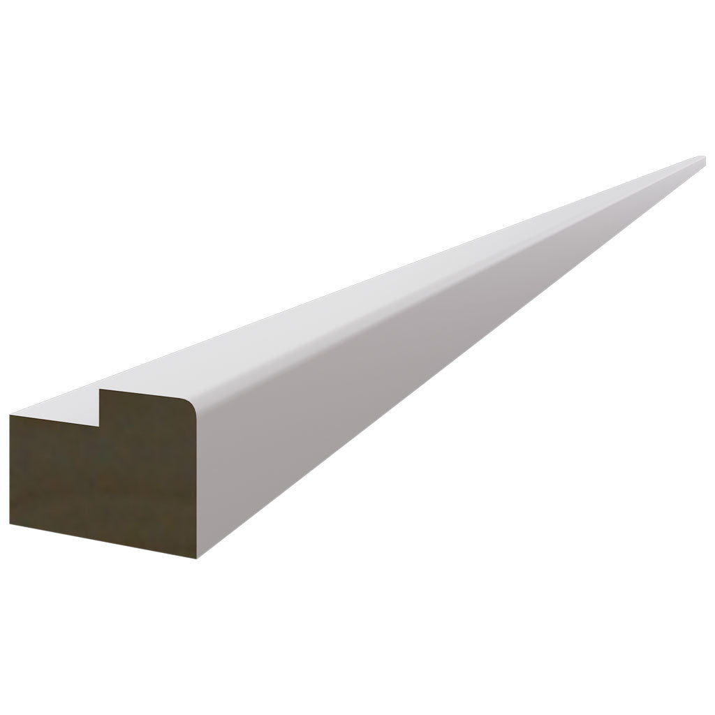 Fabuwood Allure Fusion Nickel 96" W X 1" H X 1 1/2" D Light Rail Molding