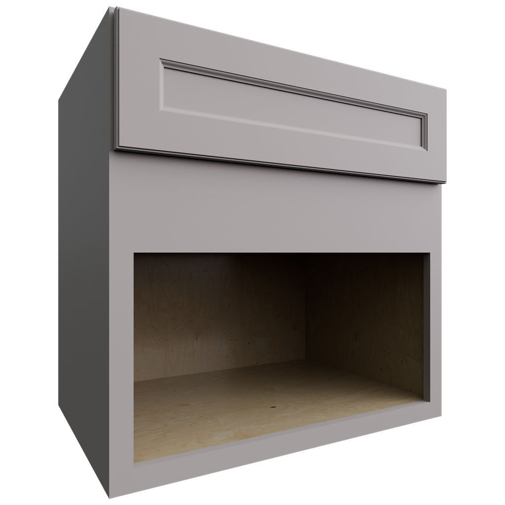 Fabuwood Allure Fusion Nickel 30" W X 30" H X 21" D Wall Microwave Cabinet