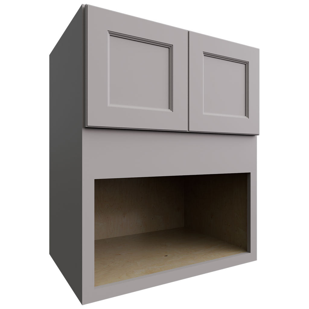 Fabuwood Allure Fusion Nickel 30" W X 36" H X 21" D Microwave Cabinet